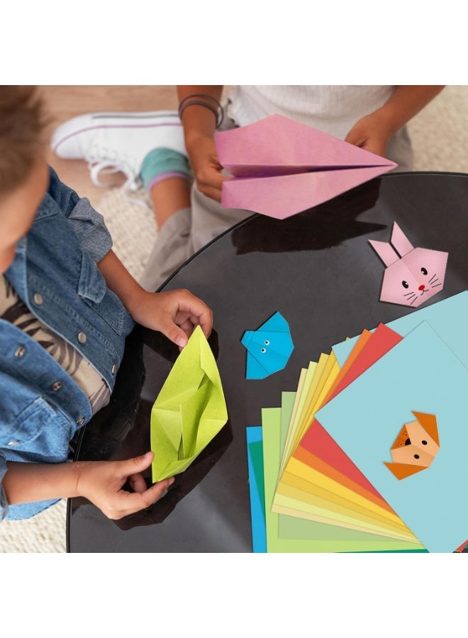 YelaJoy A4 Coloured Origami Paper 180 Sheets, 20 Bright Colors Folding Paper 80gsm Double-Sided Colorful DIY School Arts Crafts Projects Kids Adults - Image 4